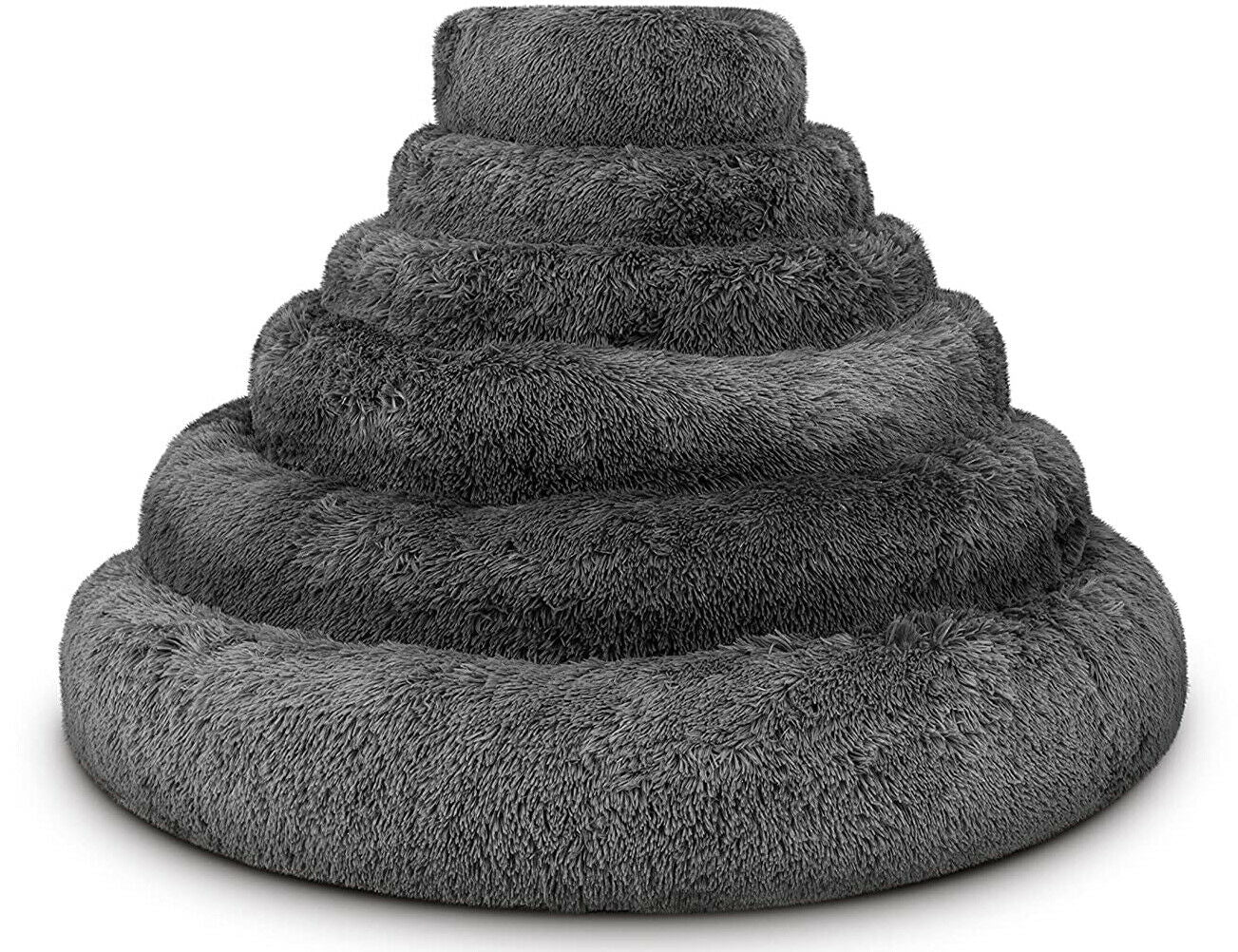 Donut Dog Bed Calming Soft Comfy anti Anxiety Plush Dog Bed