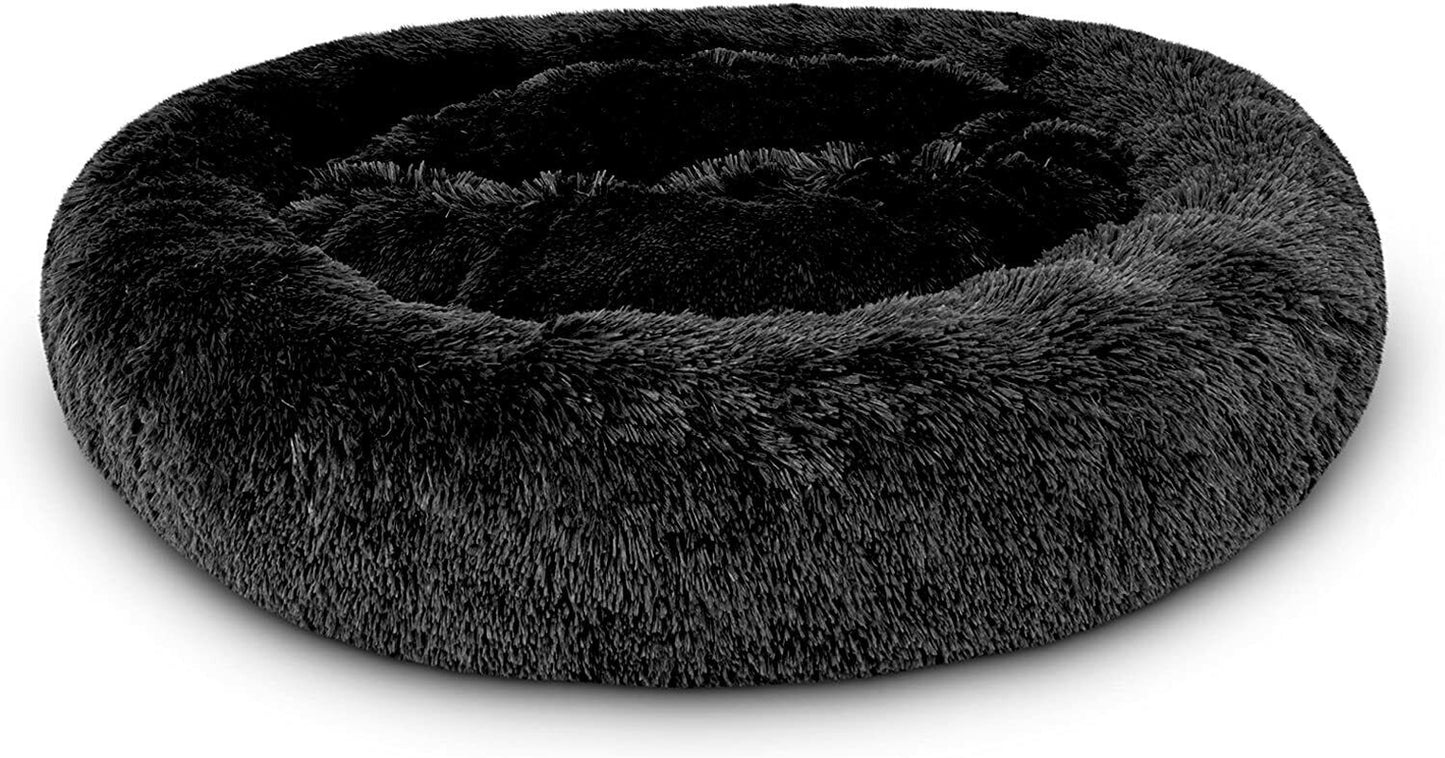 Donut Dog Bed Calming Soft Comfy anti Anxiety Plush Dog Bed