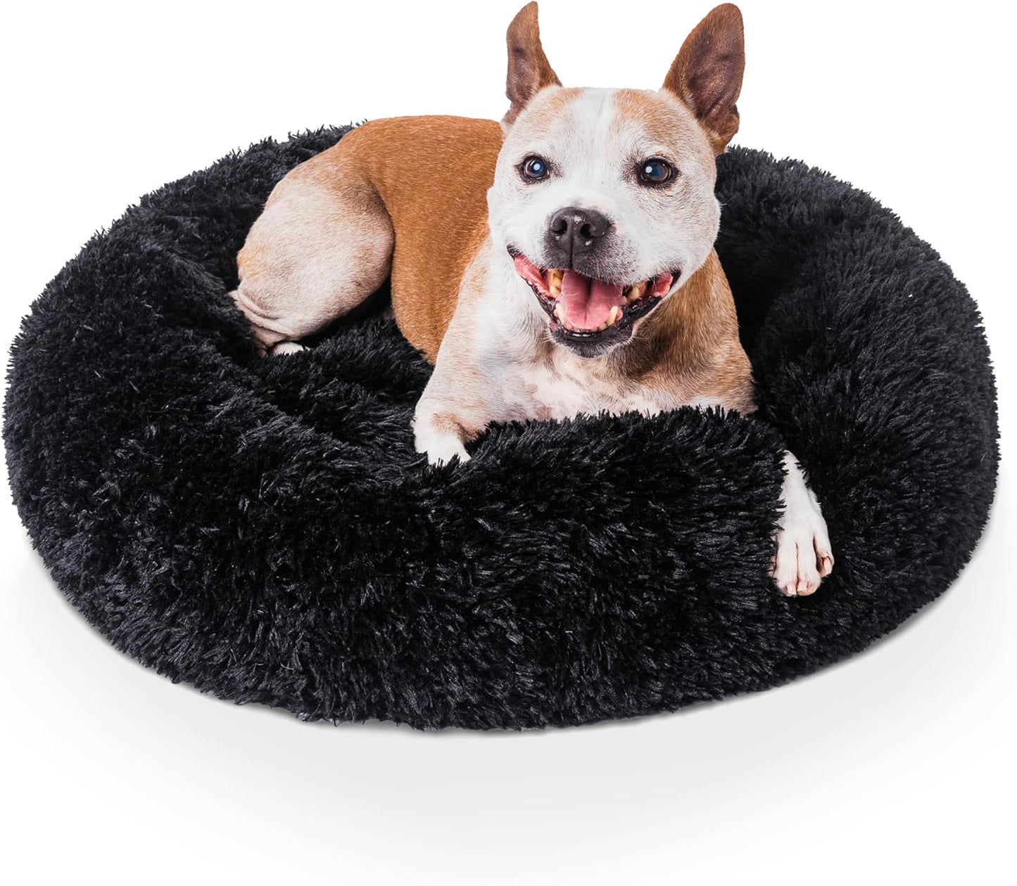 Donut Dog Bed Calming Soft Comfy anti Anxiety Plush Dog Bed