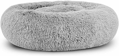 Donut Dog Bed Calming Soft Comfy anti Anxiety Plush Dog Bed