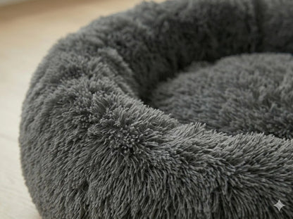 Donut Dog Bed Calming Soft Comfy anti Anxiety Plush Dog Bed