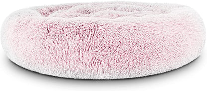 Donut Dog Bed Calming Soft Comfy anti Anxiety Plush Dog Bed